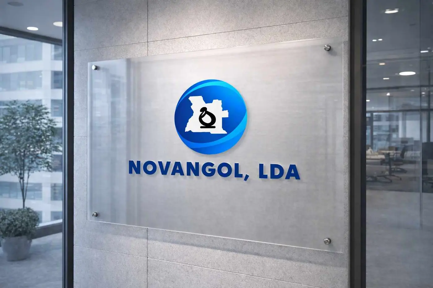 NOVANGOL LDA office signage